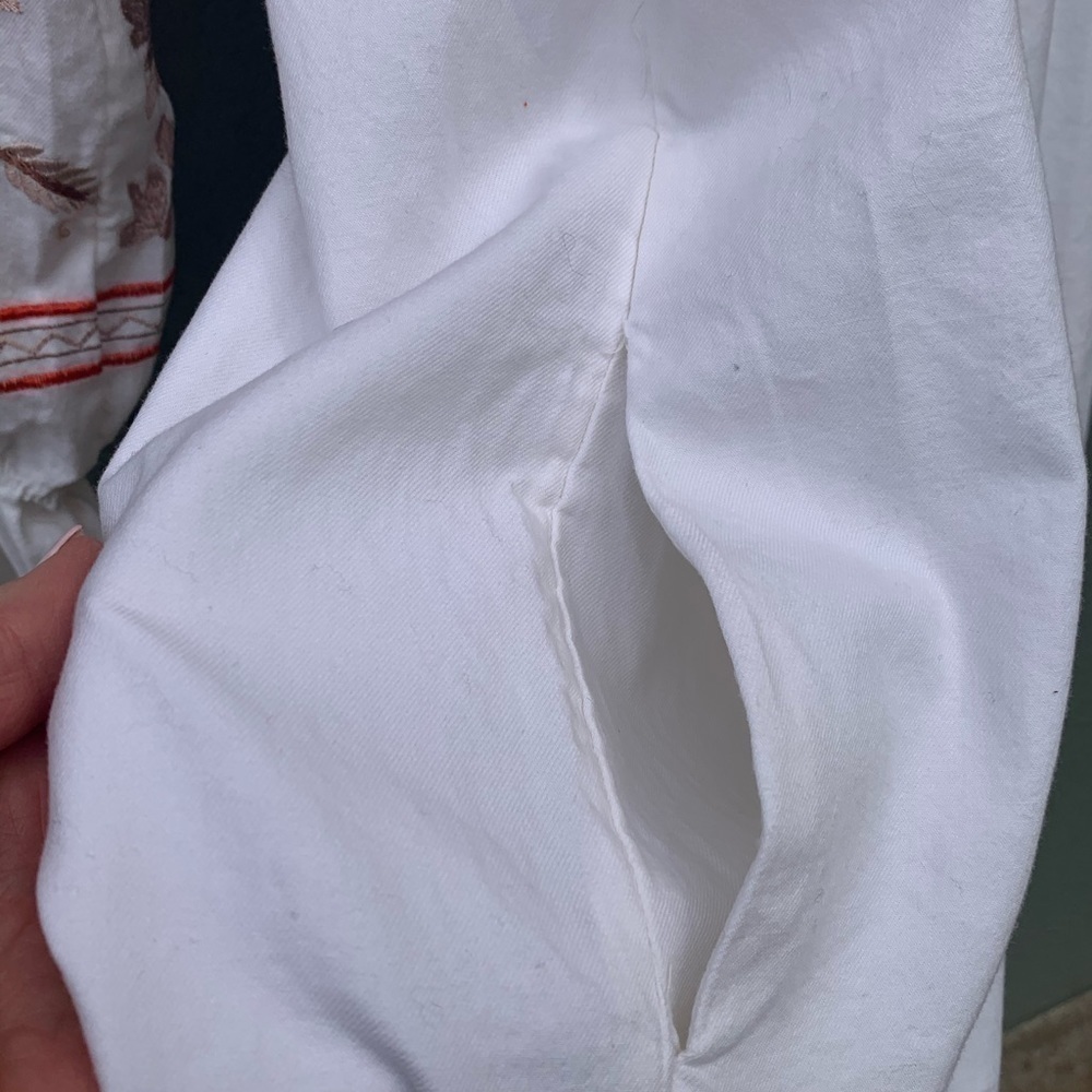 Free People | Fleur du joir Embroidered Shift BoHo Dress | Size Small - Picture 7 of 9